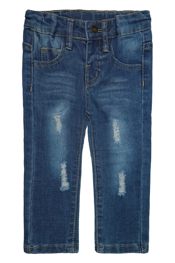 Baby Little Boys Girls Jeans,Ripped Soft Thin Denim Summer Pants