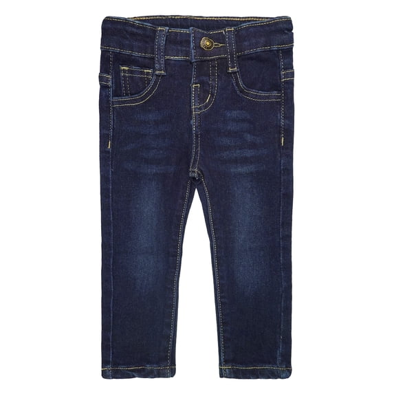 KIDSCOOL SPACE Baby Little Boys Girls Jeans,Ripped Strechy Denim Soft Pants,12-18 Months