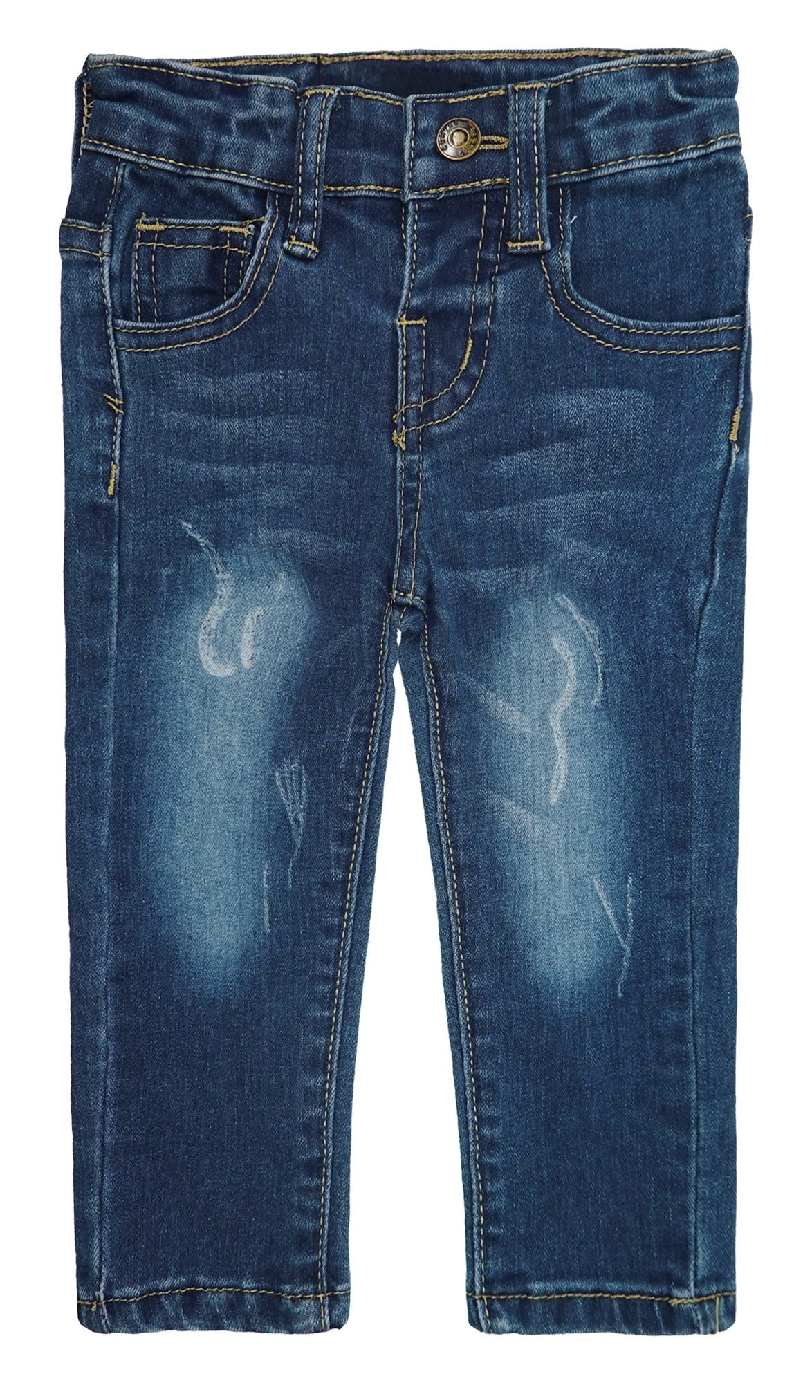 Jeans Bambino Strappato KIDSCOOL - Denim Slim Fit Con Vita Elastica