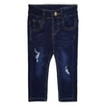 thumbnail image 1 of KIDSCOOL SPACE Baby Little Boys Girls Jeans,Ripped Strechy Denim Soft Slim Pants,3-4 Years, 1 of 5
