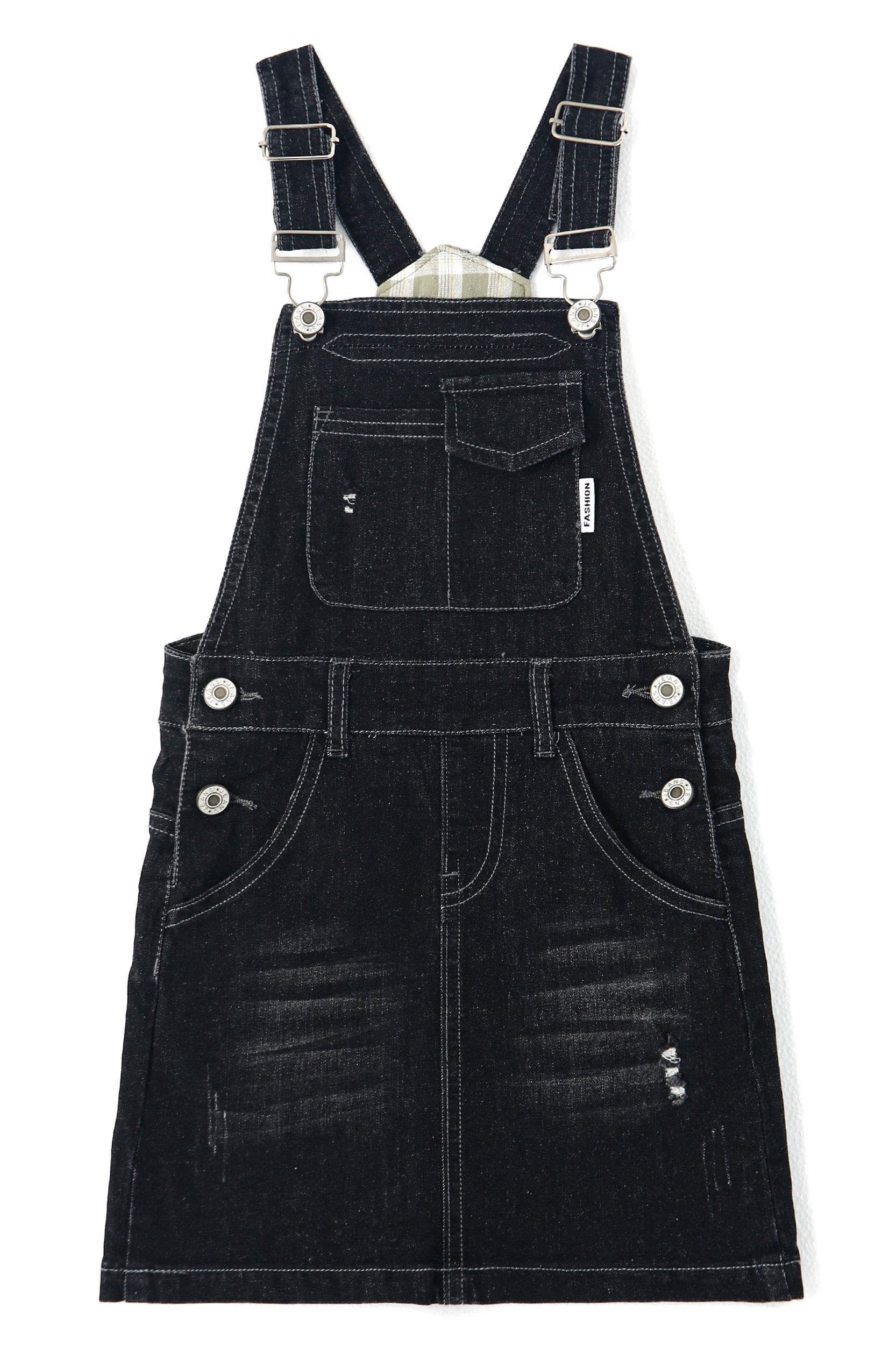 black dressing table with stool and mirror The Drapey Denim Jumpsuit main image 1