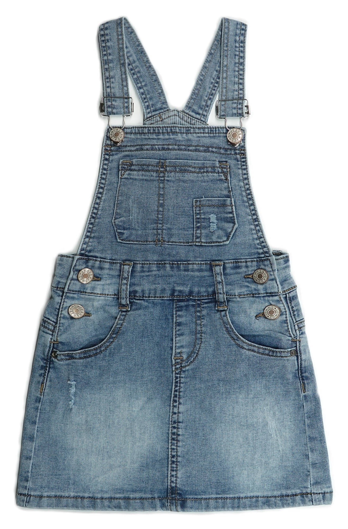 KIDSCOOL SPACE Baby Little Girls Skirt,Ripped Soft Strechy Denim Girls ...