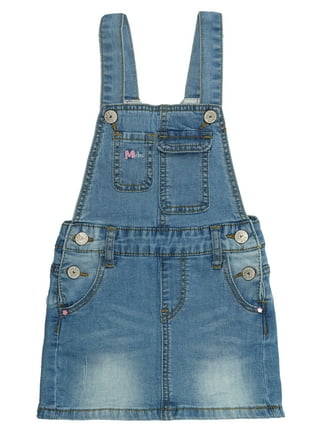 Kids denim cheap overall dress