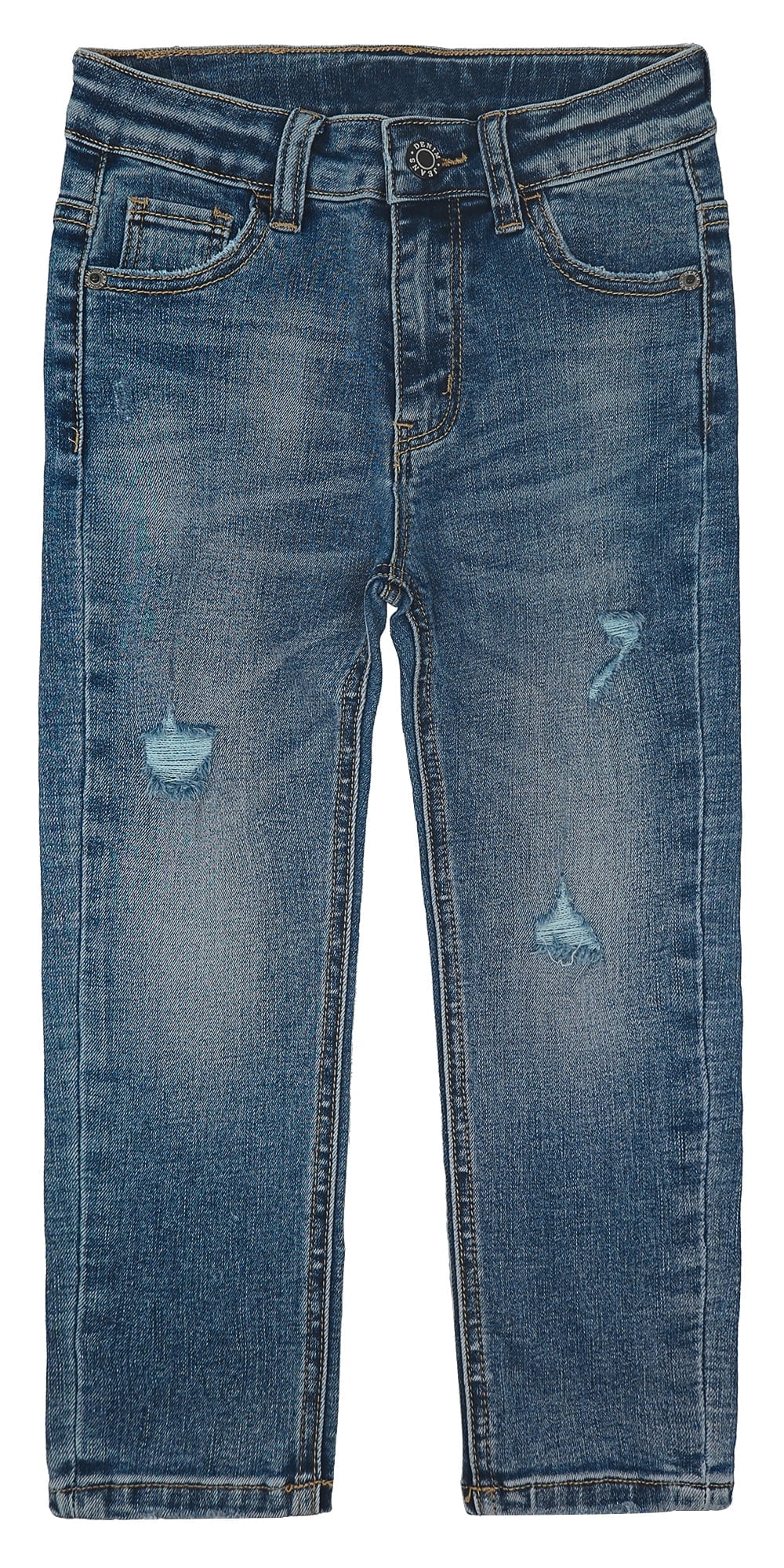 HUGO - Jeans Regular Fit Per Bambini In Denim Blu Effetto Vintage - A - Foto 2