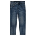 thumbnail image 1 of KIDSCOOL SPACE Big Girls Jeans,Elastic Band Inside Slim Fit Denim Pants,Blue,8-9 Years, 1 of 6