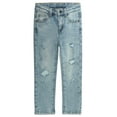thumbnail image 1 of KIDSCOOL SPACE Boys Jeans,Little Boy Elastic Band Inside Ripped Soft Slim Denim Pants,11-12 Years, 1 of 6