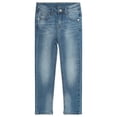 thumbnail image 1 of KIDSCOOL SPACE Boys Jeans;Little Boy Elastic Band Inside Washed Soft Stretch Slim Denim Pants;6-7 Years, 1 of 6