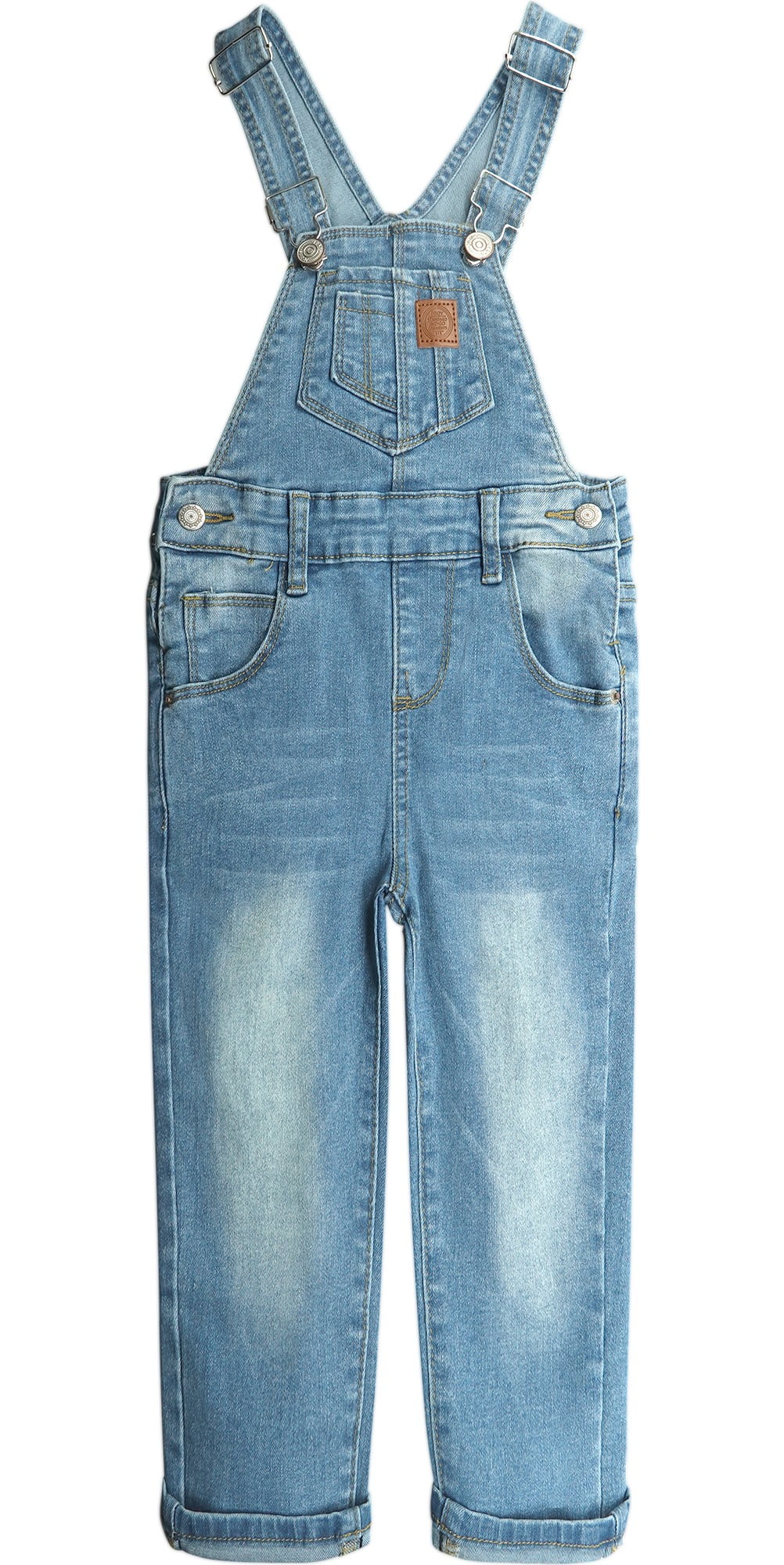 Girls jean hotsell bibs
