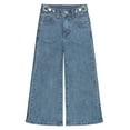 thumbnail image 1 of KIDSCOOL SPACE Girls Flare Jeans,Little Girl Bell Bottom Summer Denim Pants,7-8 Years, 1 of 6