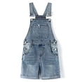 thumbnail image 1 of KIDSCOOL SPACE Girls Shorts,Big Girls Stretchy Denim Slim Summer Shortalls,Light Blue,8-9 Years, 1 of 7