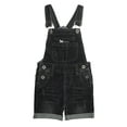thumbnail image 1 of KIDSCOOL SPACE Girls Shorts,Little Girls Stretchy Denim Slim Summer Shortalls,Black,6-7 Years, 1 of 7