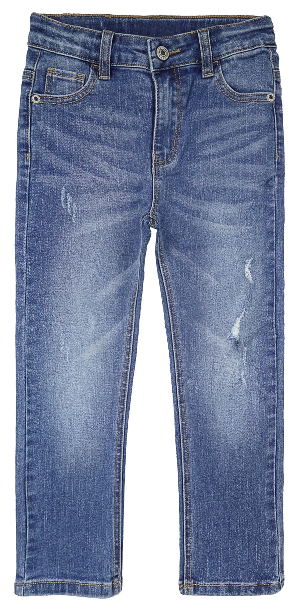 Vaqueros Rasgados Jeans Rasgados KIDSCOOL SPACE Para Bebés Y Niñas - Con Banda Elástica Jeans Niños Bebé