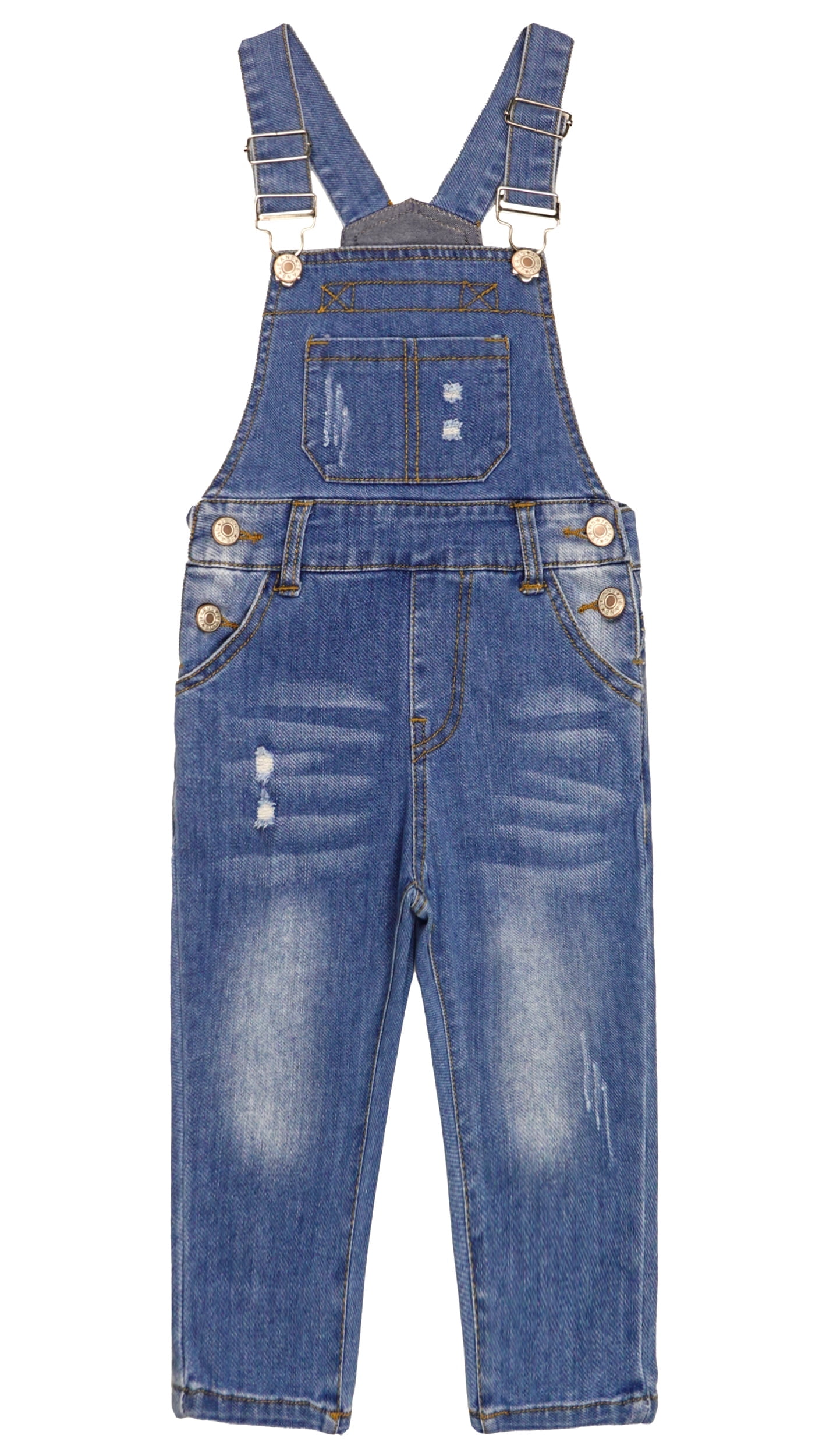 KIDSCOOL SPACE Little Boys Slim Fit Jeans,Ripped Big Bib Pocket Fashion ...