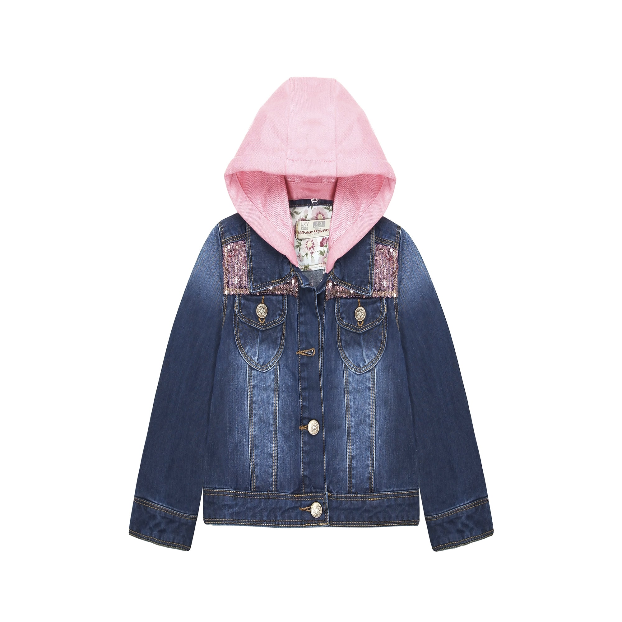 Kinder-Plain pink cotton with a small jacket main image 1
