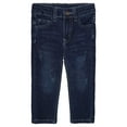thumbnail image 1 of KIDSCOOL SPACE Little Girls Boys Jeans,Elastic Band Inside Straight Fit Stretchy Soft Denim Pants,5-6 Years, 1 of 5