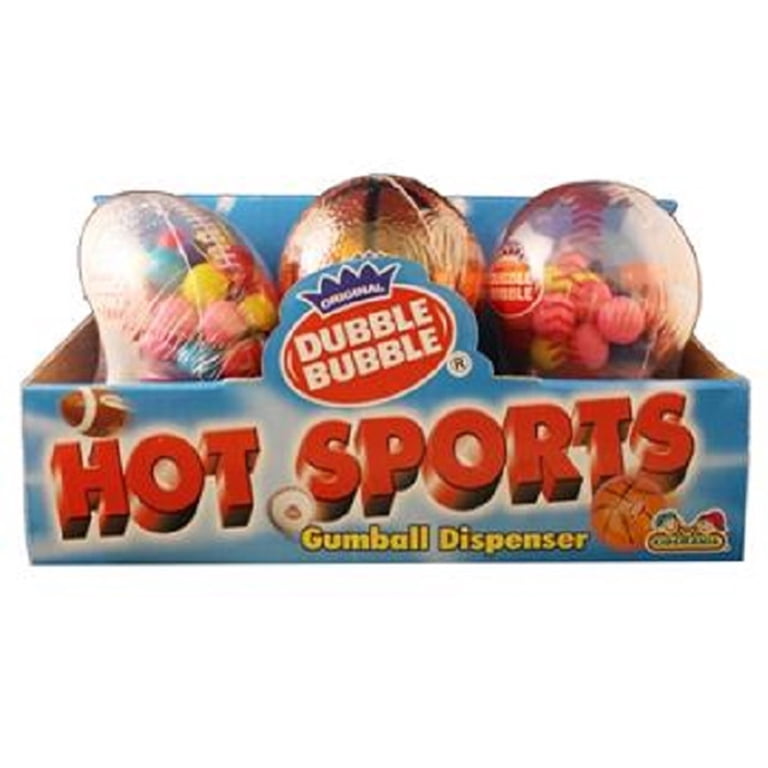KIDSMANIA HOT SPORTS GUMBALL DISPENSER 1.41 oz Each ( 12 in a Pack