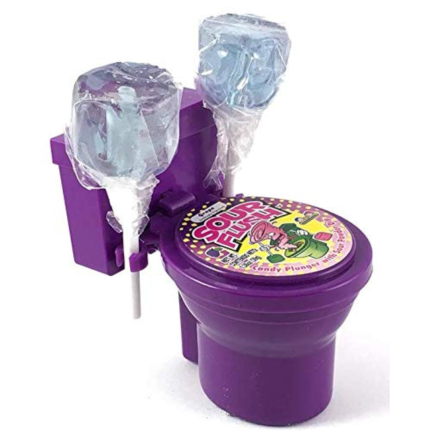 KIDSMANIA SOUR FLUSH ASSORTED FLAVOR CANDY 1.38 oz Each ( 12 in a Pack