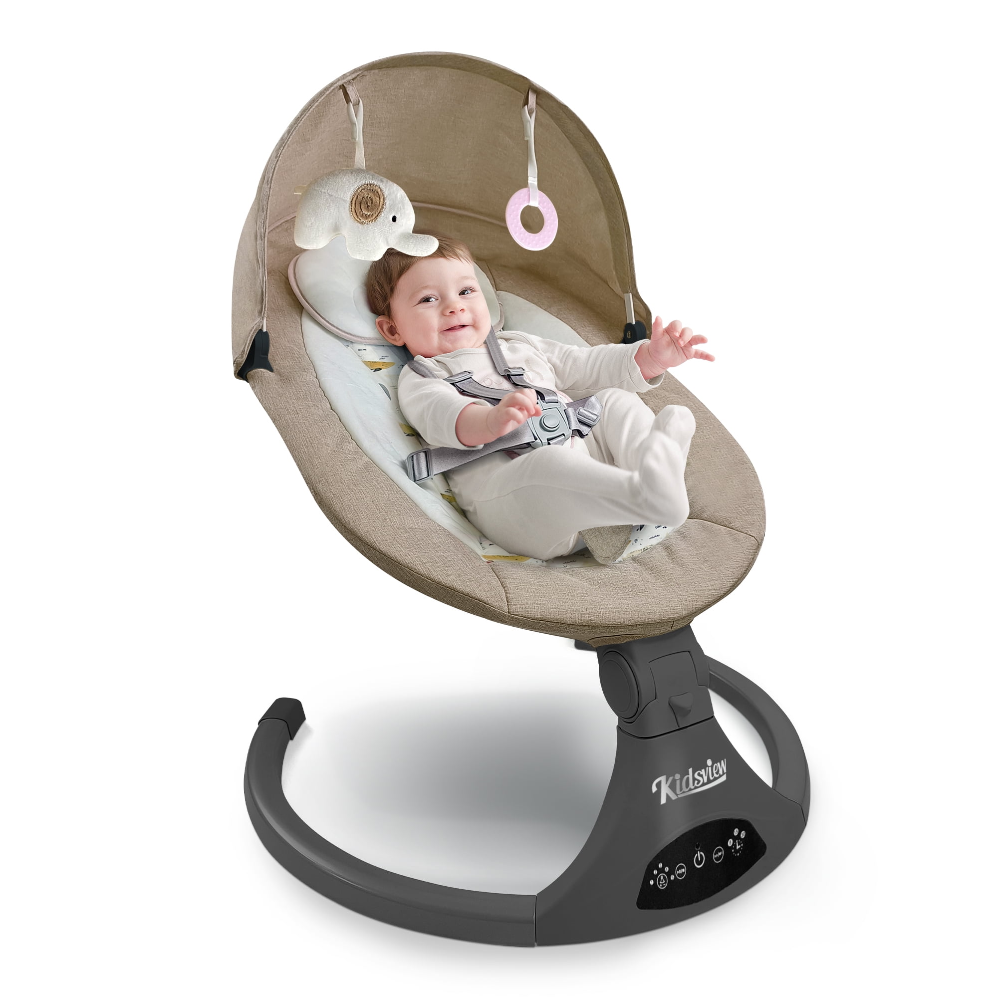 KIDSVIEW Bluetooth Baby Swings for Infants Lightweight and Portable