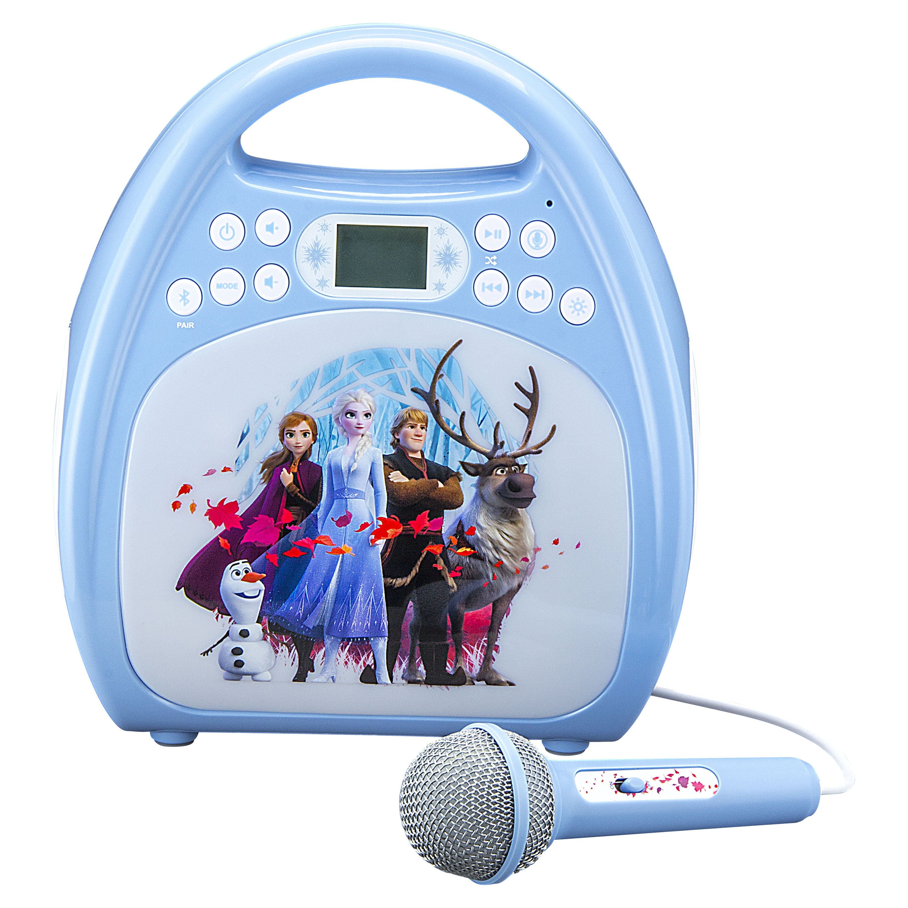 Frozen 2 wireless bluetooth karaoke microphone with light show new arrivals