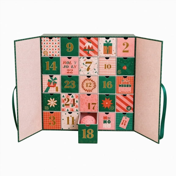 KIDoh 2026 Crochet Advent Calendar, 25 Days of Yarn and Crochet Tools, Christmas Countdown Gift for Crochet Crafters Hobbyists