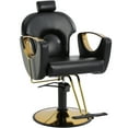 thumbnail image 1 of KIGOTY Barber Chair Reclining Salon Chair for Salons and Barbershops Modern Styling Chair Adjustable Barber Chair for Professional Haircuts, Black, 1 of 8