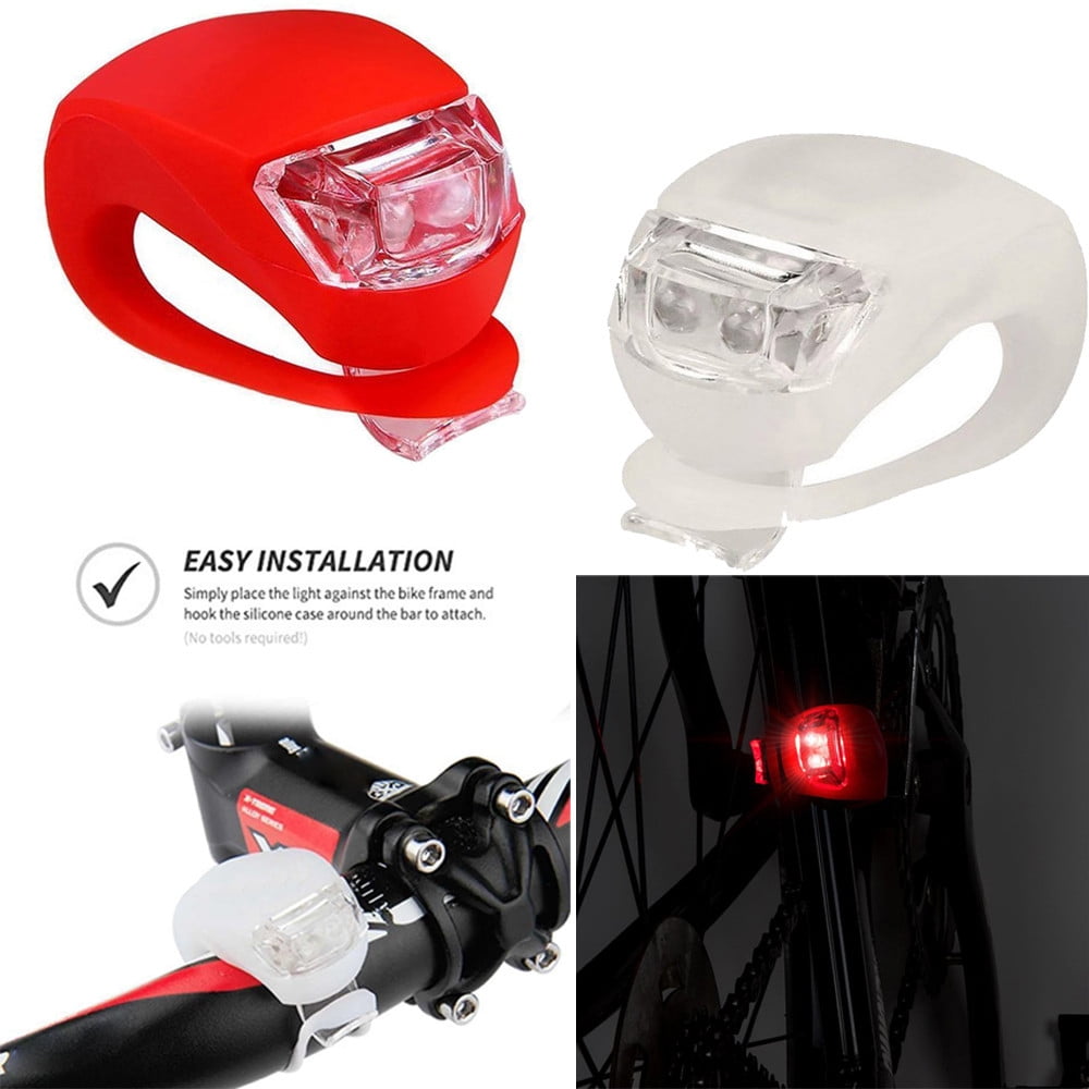 KIHOUT Accessories Clearance, LED Silicone Mountain Bike Bicycle Front