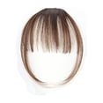 thumbnail image 1 of KIHOUT Bangs Hair 100% Human Hair Wispy Bangs, Hair Clip in Bangs, Fringe with Temples, Hairpieces for Women, Clip on Air Bangs, Hair Extension for Daily Wear, 1 of 1