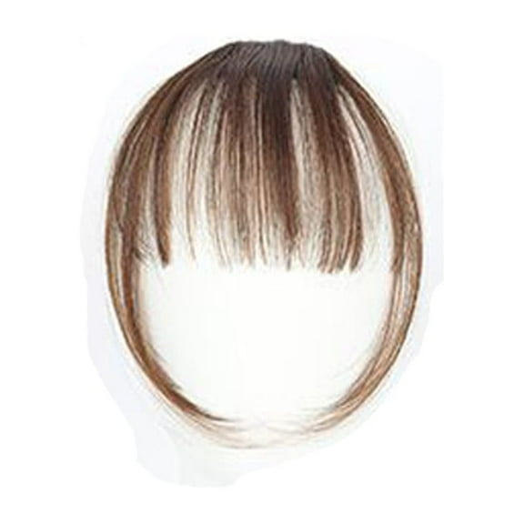KIHOUT Bangs Hair 100% Human Hair Wispy Bangs, Hair Clip in Bangs, Fringe with Temples, Hairpieces for Women, Clip on Air Bangs, Hair Extension for Daily Wear