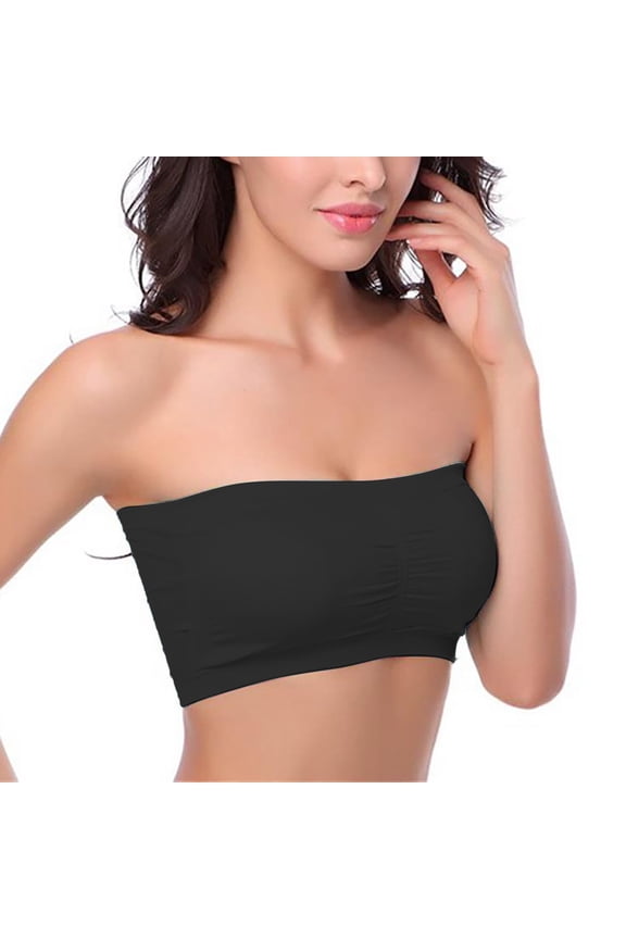 Bra For Women Women's One-Piece Bra Everyday Underwear Strapless Polishing Bra Bandeau