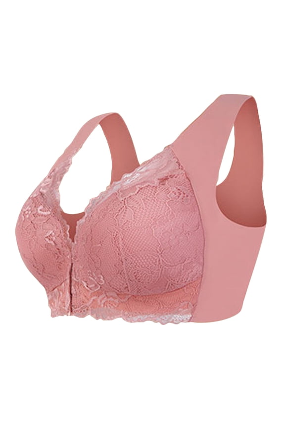 Bras For Women Plus Size Women Color Comfortable Hollow Out Perspective Bra Underwear No Rims