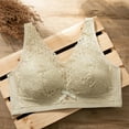 thumbnail image 1 of KIHOUT Bras For Women Plus Size Women Color Thin And Steel Hoop Gathered Breathable Comfortable Underwear For Daily Bras, 1 of 2