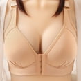 thumbnail image 1 of KIHOUT Bras For Women Plus Size Women Oversized Wireless Bra Front Button Push Up Underwear Bra Discount, 1 of 3