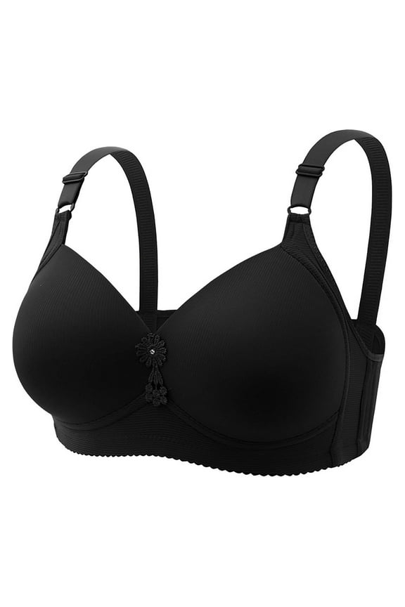 Bras For Women Plus Size Women's Color Comfortable Hollow Out Perspective Bra Underwear No Rims
