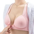 thumbnail image 1 of KIHOUT Bras For Women Plus Size Women's Nursing Bra Front Release Glossy Comfortable Breathable Bra Underwear No Rims, 1 of 9