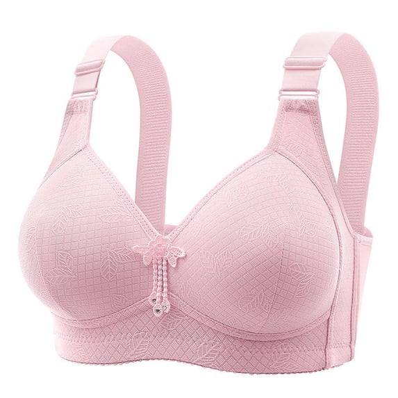 KIHOUT Bras For Women Plus Size Women's Plus-Size Thin Comfortable Breathable Cotton Bra Cover