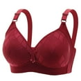thumbnail image 1 of KIHOUT Bras For Women Plus Size Women's Plus-Size Thin Comfortable Breathable Cotton Bra Cover, 1 of 5