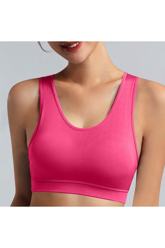 Bras For Women Plus Size Women Thin Style Shock-Absorbing Wireless Sports Bra Yoga Running Fitness Shock Absorption Out Beautiful Back Sports Bra