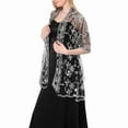thumbnail image 1 of KIHOUT Cardigans For Women Plus Sizes Women's Sequin Shawl Wedding Dress Evening Gown Cheongsam Shawl Bride Bridesmaid Shawl Scarf, 1 of 6