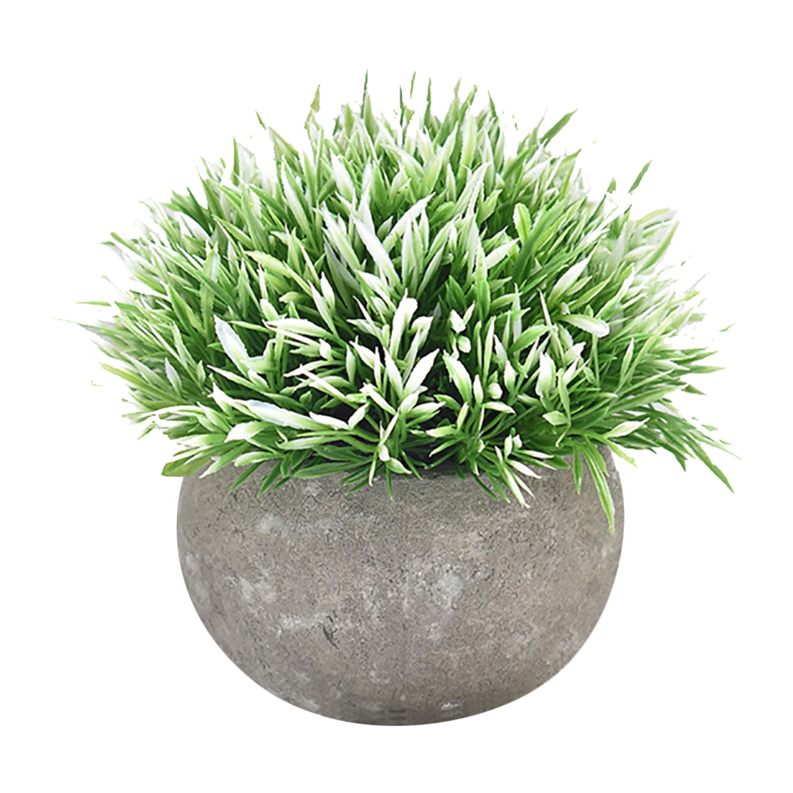 KIHOUT Clearance Artificial Plants Plastic Fake Green Grass Flower