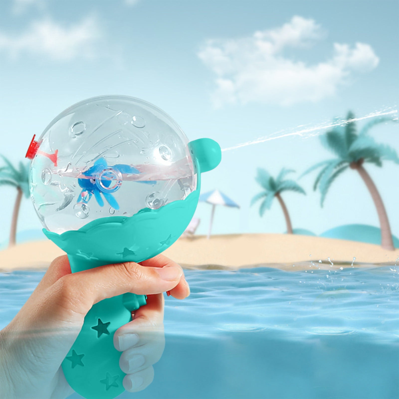 KIHOUT Clearance Children's Water Guns Ducks Transparent Ball Small