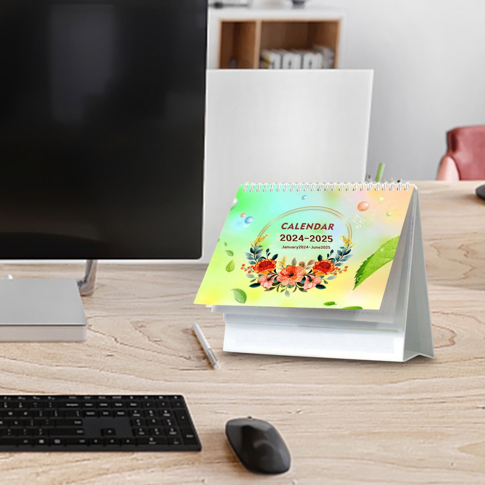 KIHOUT Clearance Desktop Calendar 20242025 Full English Calendar