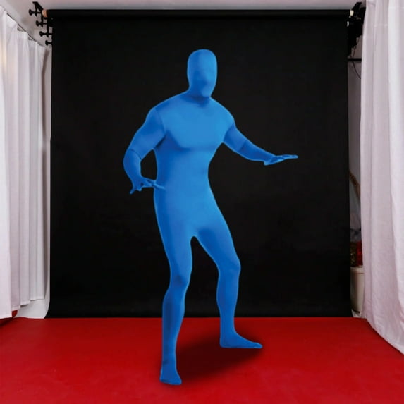 KIHOUT Full Adult Bodysuit Unisex Stretch Adult Halloween Zentai Spandex Suit Adult Bodysuits Disappearing Body Suit for Women and Men， Multicolored