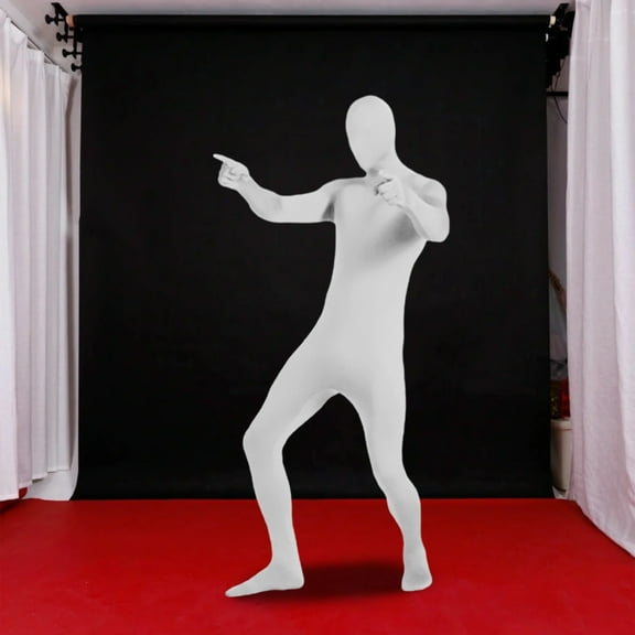 KIHOUT Full Adult Bodysuit Unisex Stretch Adult Halloween Zentai Spandex Suit Adult Bodysuits Disappearing Body Suit for Women and Men， Multicolored