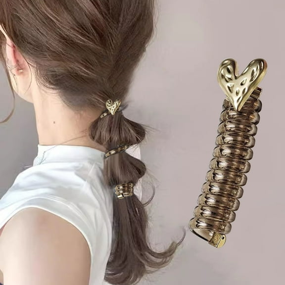 KIHOUT Hair Ties, Hair Weaving Artifact, Hair Styling Clip, Suitable for Women's Ponytail To Create A Bubble Braid