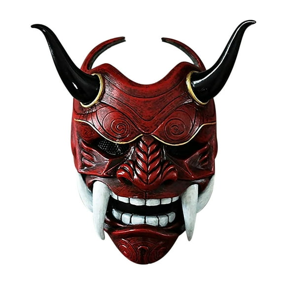 KIHOUT Halloween Japanese WarriorMask Terror Scary Average Size