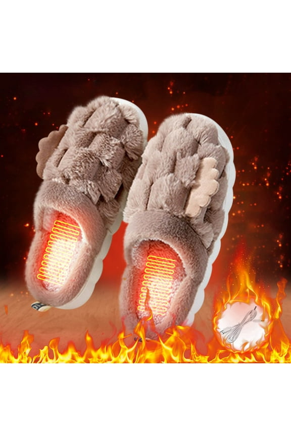 Heated Booties Thick Warm Winter Feet Warmers with Microwavable Heatable Inserts – Heated Booties Foot Heater for Cold feet