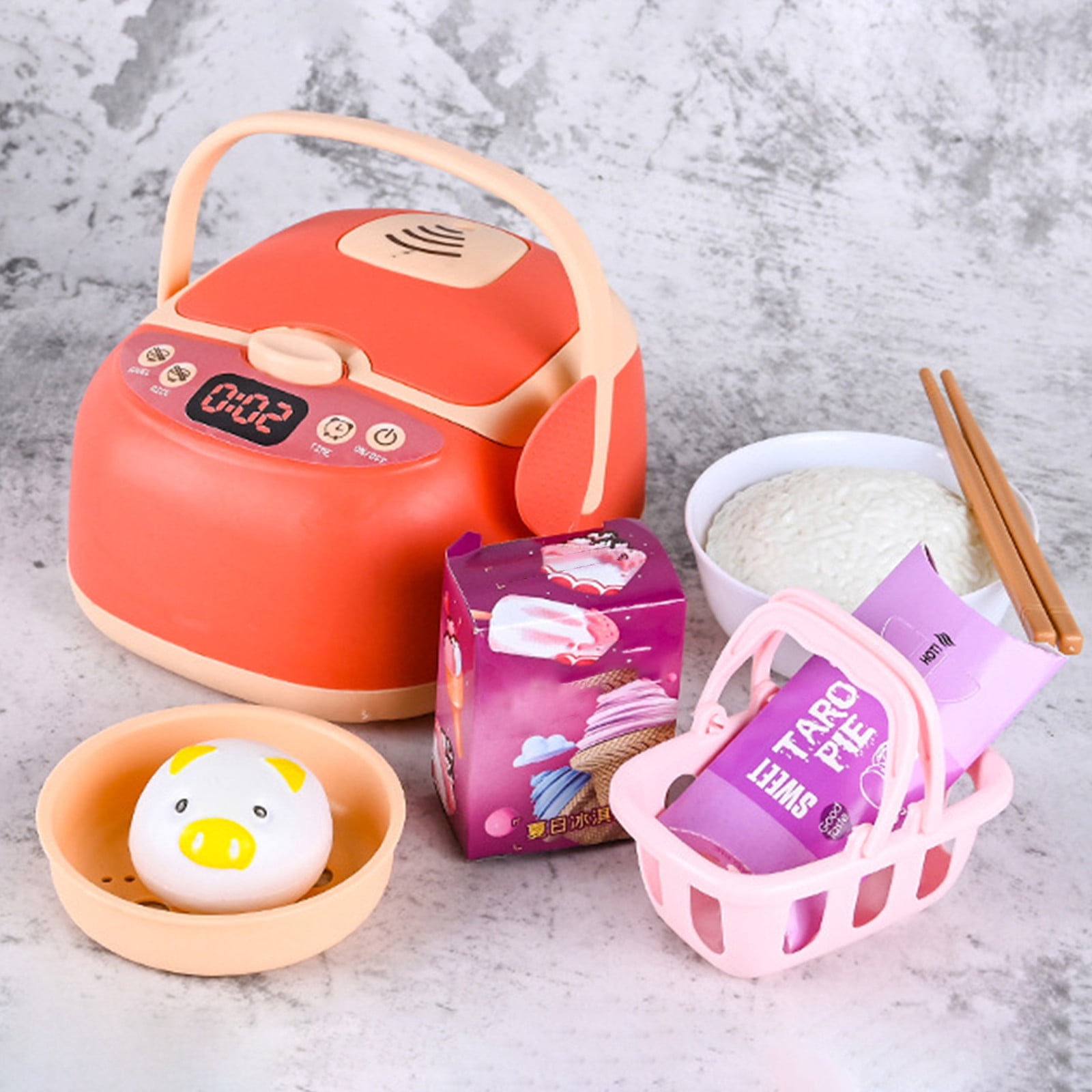 KIHOUT Clearance Kids Rice Cooker Compact Size Kitchen Playset with