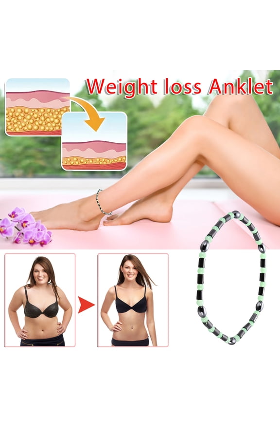 Magnetic Hematite Anklet for Women Hematite Strength Anklet Circle Star Color Beach Gifts for Female Friends