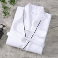 thumbnail image 1 of KIHOUT Clearance Mens Long Sleeve Shirts Solid Casual Extra Long Hooded Pocket Night Gown Bathrobe, 1 of 3