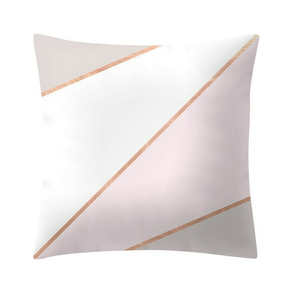 KIHOUT Rose Gold Cushion Cover Pillowcase Home Decoratio